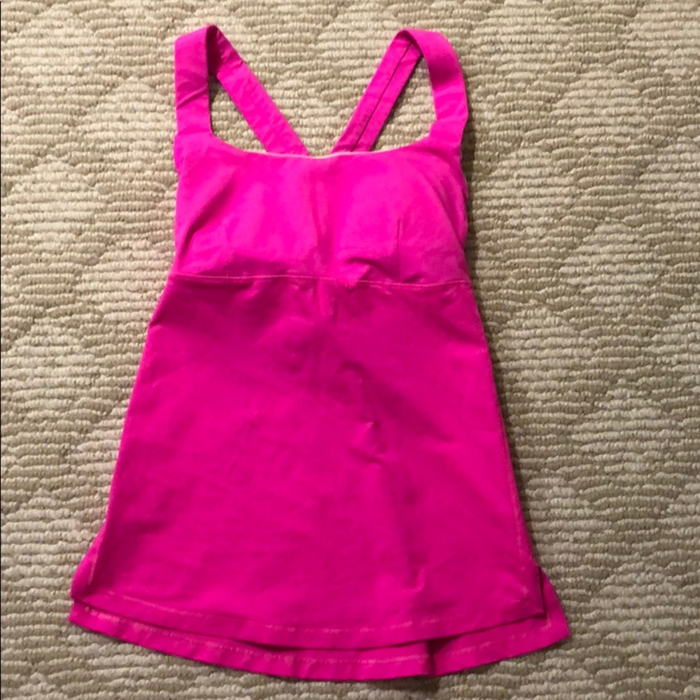 Built in bra with slits